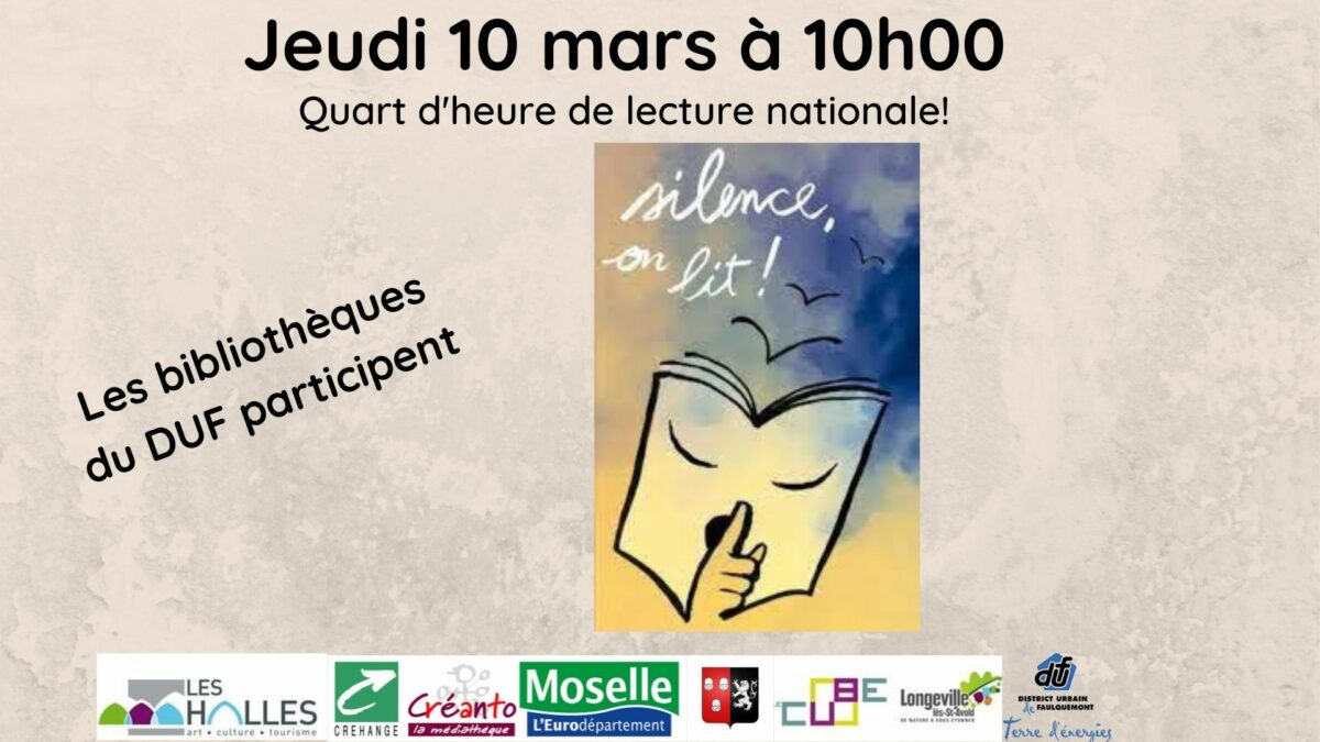 Le 10 mars... Silence on lit !